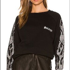 SER.O.YA Reese Hotfix Flame sweatshirt